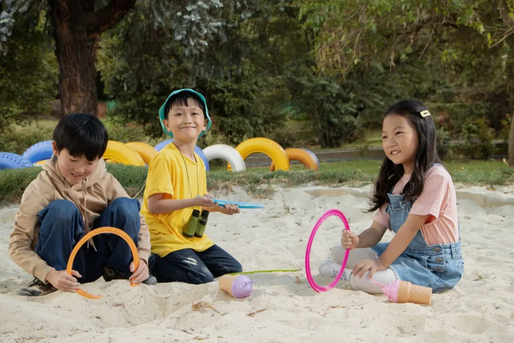 Families at play in Hougang