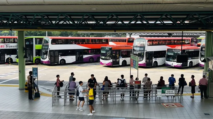Hougang Central bus interchange, set to be rebuilt within the integrated development